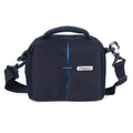 Photron Adventura 100 black camera shoulder bag front view with top handle and shoulder strap