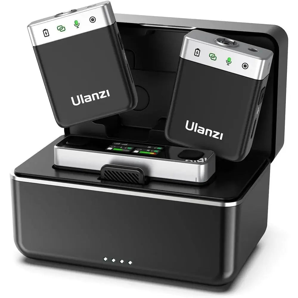 Ulanzi U-Mic AM18 A018GBB2 wireless microphone system with charging case