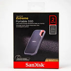 SanDisk Extreme 2TB Portable SSD - retail packaging