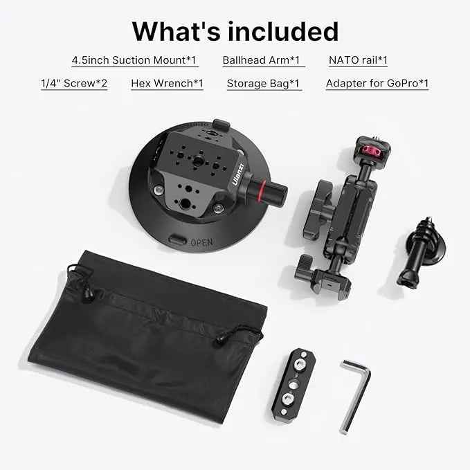Ulanzi SC-02 4.5" Strong Suction Cup Mount (3090)