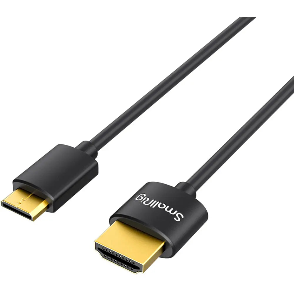 SmallRig 3041 55cm ultra-slim Mini HDMI to HDMI cable close-up