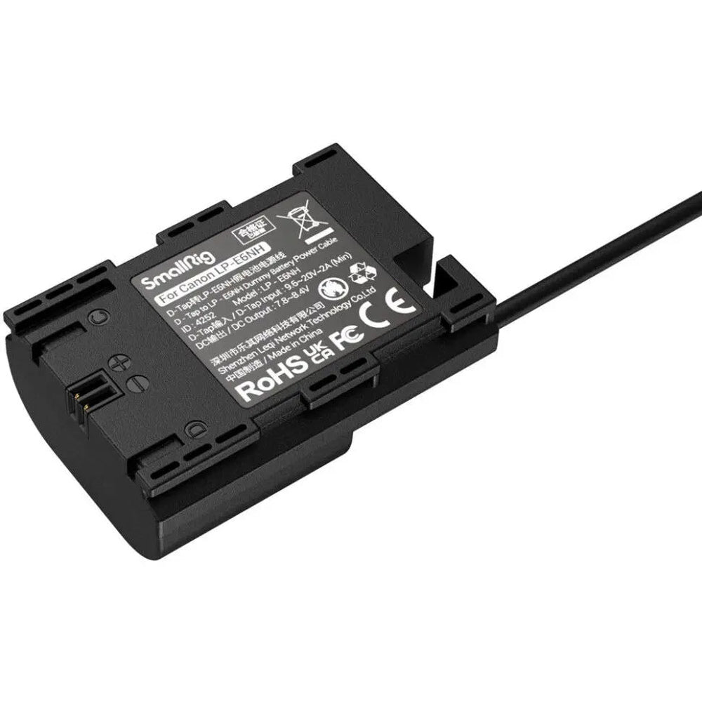 SmallRig 4252 D-Tap to LP-E6NH dummy battery close-up