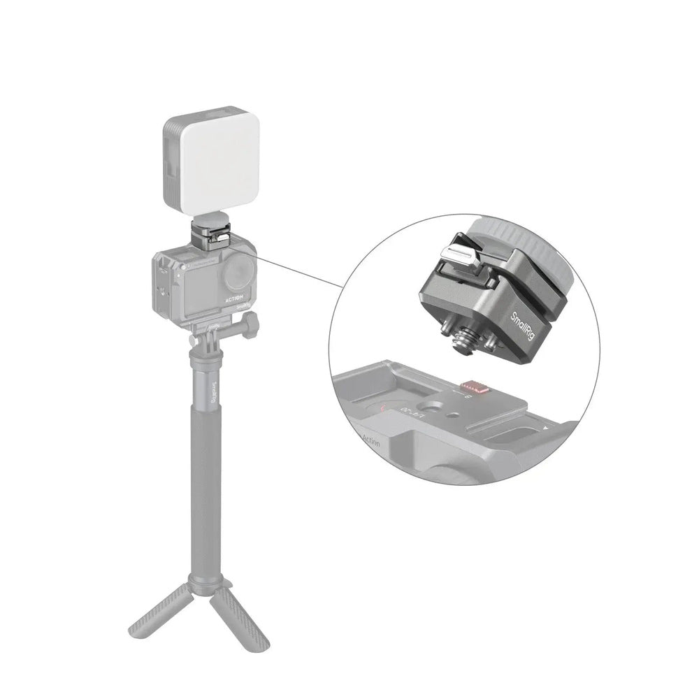 SmallRig 4500 HawkLock H18 quick-release cold shoe mount, product view 3