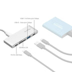 SmallRig 4746 5-in-1 memory card reader ports and card slots