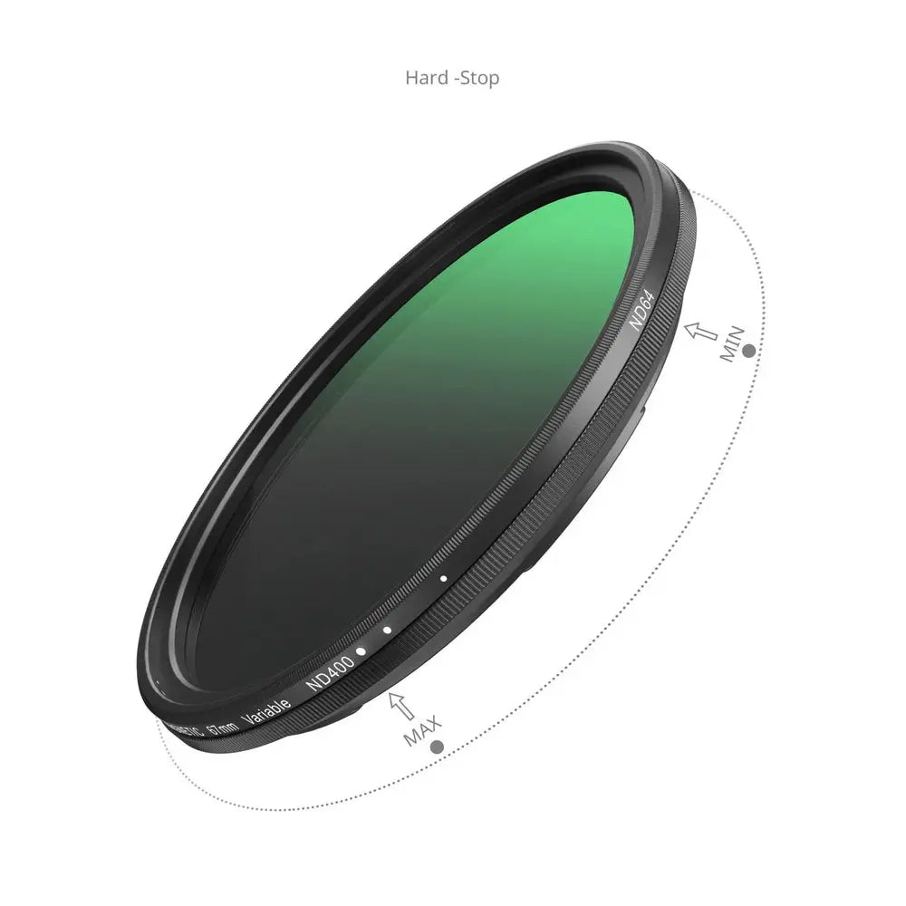 SmallRig 5169 magnetic 67mm ND64–ND400 filter, filter frame and adapter detail