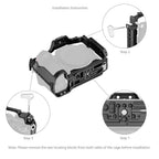 SmallRig 5257 Nikon Z-series camera cage, close-up of accessory mounting points