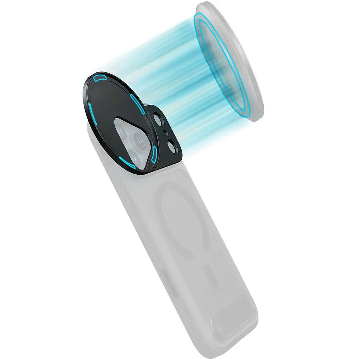 SmallRig 5548 67mm adapter for iPhone 17 Pro Max, exploded illustration of magnetic filter mounting