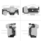 SmallRig 5954 HawkLock cage for Canon EOS R6 Mark III and R6 Mark II, labeled four-view mounting and accessory interface diagram
