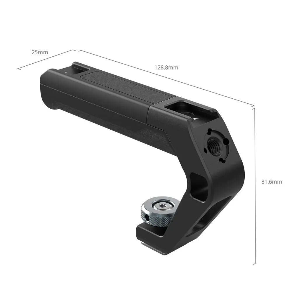 SmallRig 5976 lightweight top handle, second genuine manufacturer angle showing cold shoe base and ergonomic grip on white background