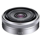 Sony E 16mm f/2.8 Pancake Wide Angle Lens – product view 1