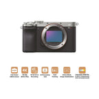 Sony Alpha 7CR Full-Frame Mirrorless Camera Body (Silver) – product view 2