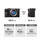Sony Alpha 7CR Full-Frame Mirrorless Camera Body (Silver) – product view 3