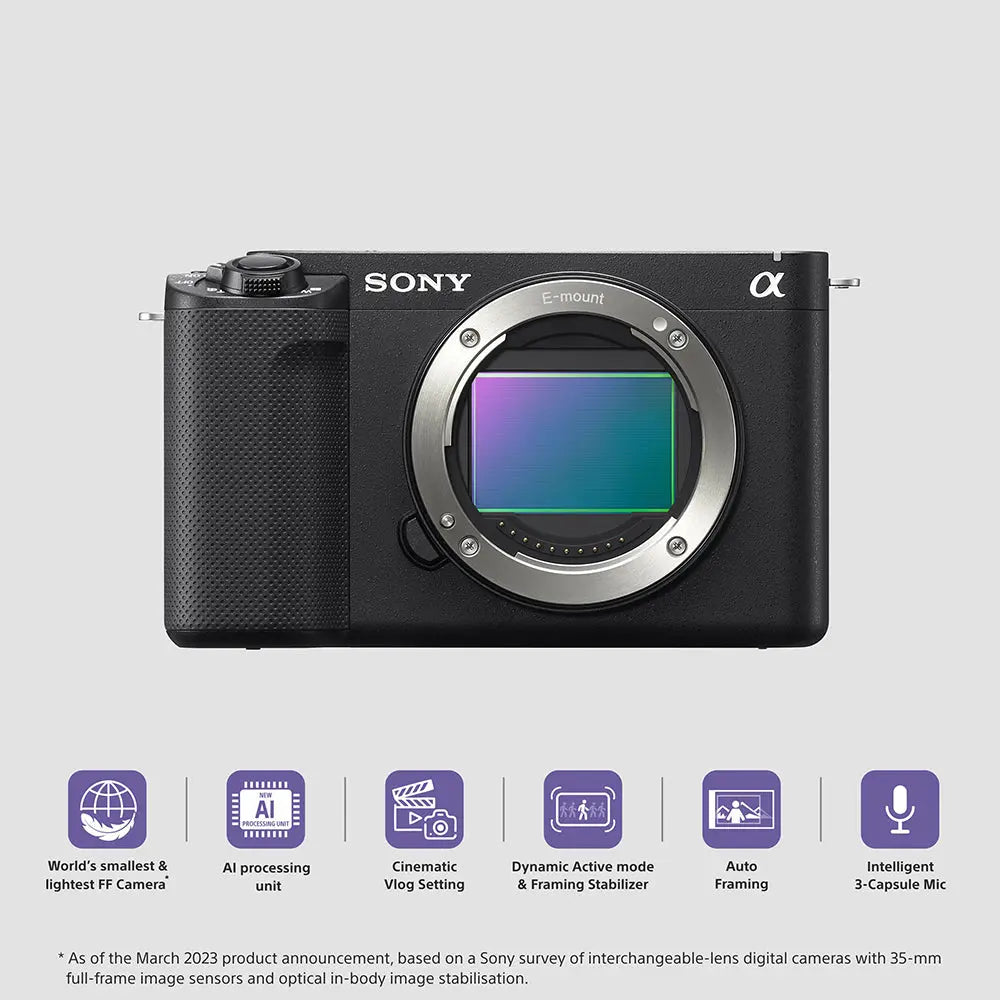 Sony ZV-E1 Full-Frame Vlog Camera with 28-60mm Lens Kit (Black) – product view 2