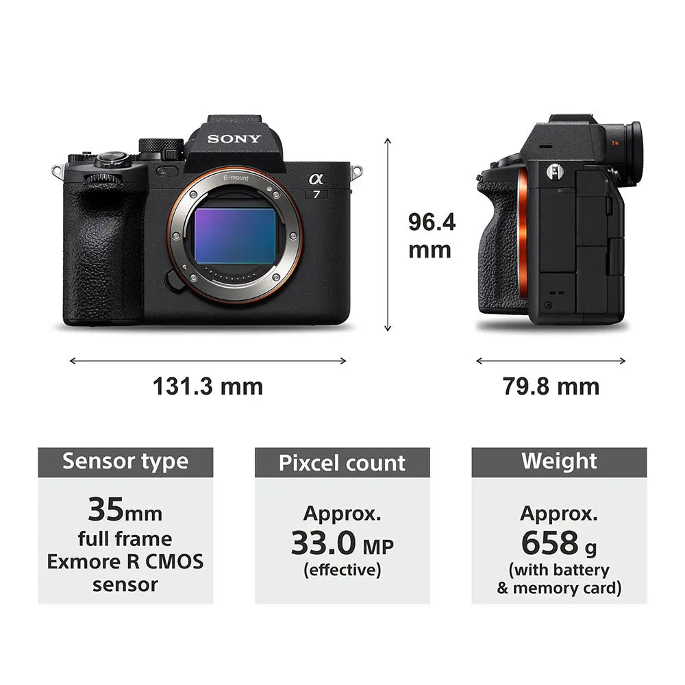 Sony Alpha 7 IV Mirrorless Camera with 28-70mm Lens Kit – product view 3