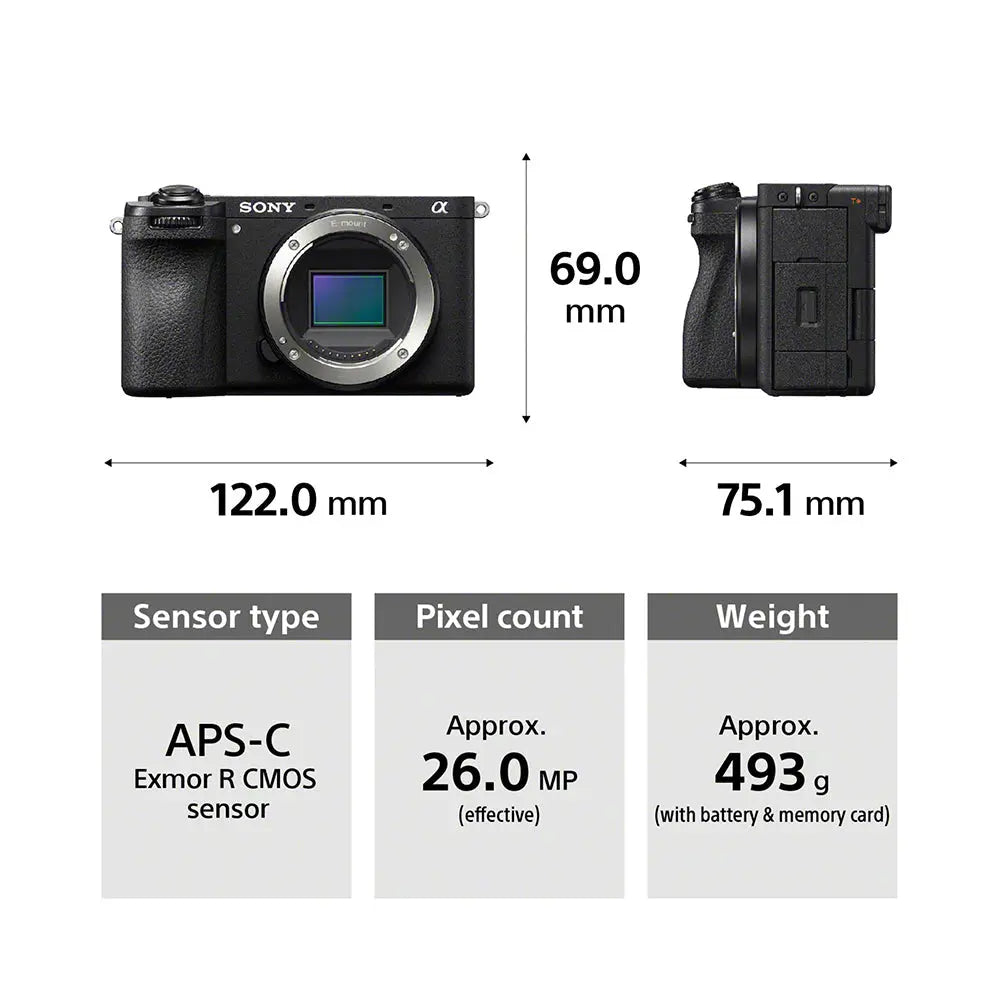Sony Alpha 6700 Mirrorless Camera with 18-135mm Lens Kit – product view 3