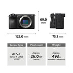 Sony Alpha 6700 Mirrorless Camera with 18-135mm Lens Kit – product view 3