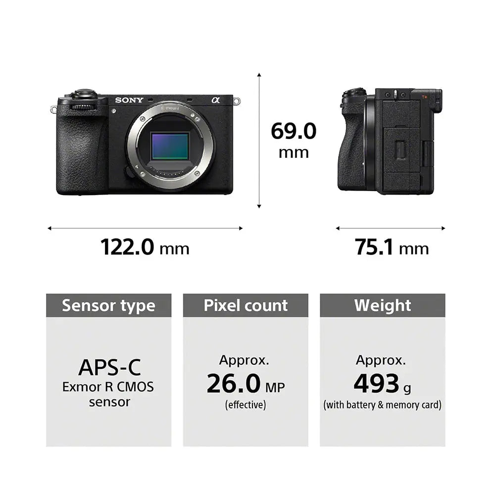 Sony Alpha 6700 Mirrorless Camera with 16-50mm Lens Kit – product view 2