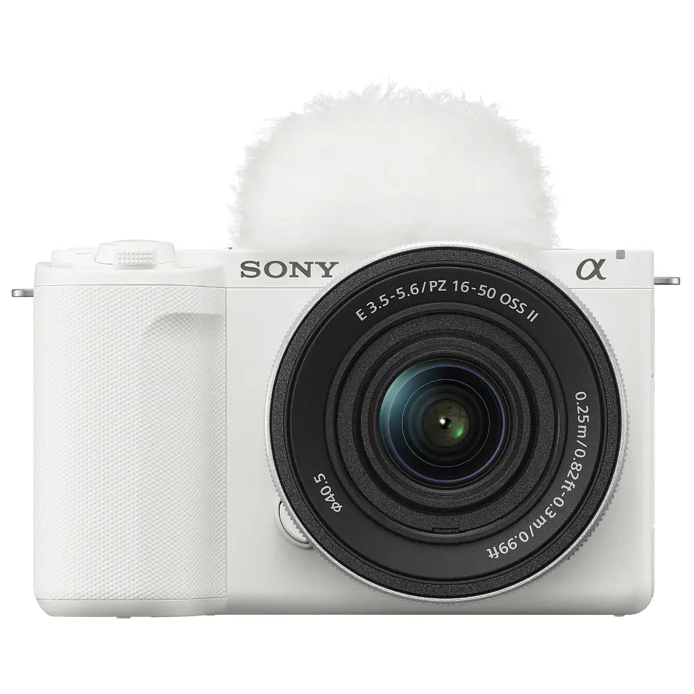 Sony ZV-E10 II Vlog Camera with 16-50mm Lens Kit (White) – product view 1