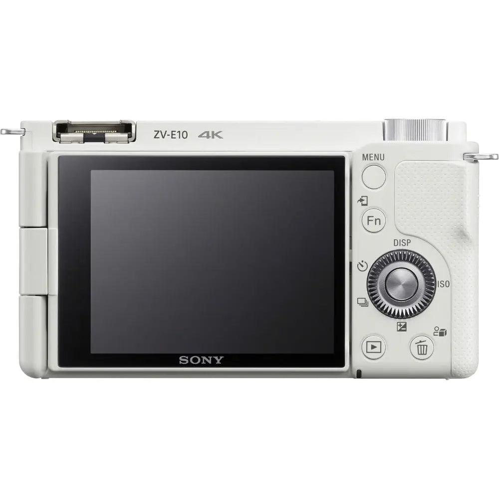 Sony ZV-E10 Vlog Camera with 16-50mm Lens Kit (White) – product view 2