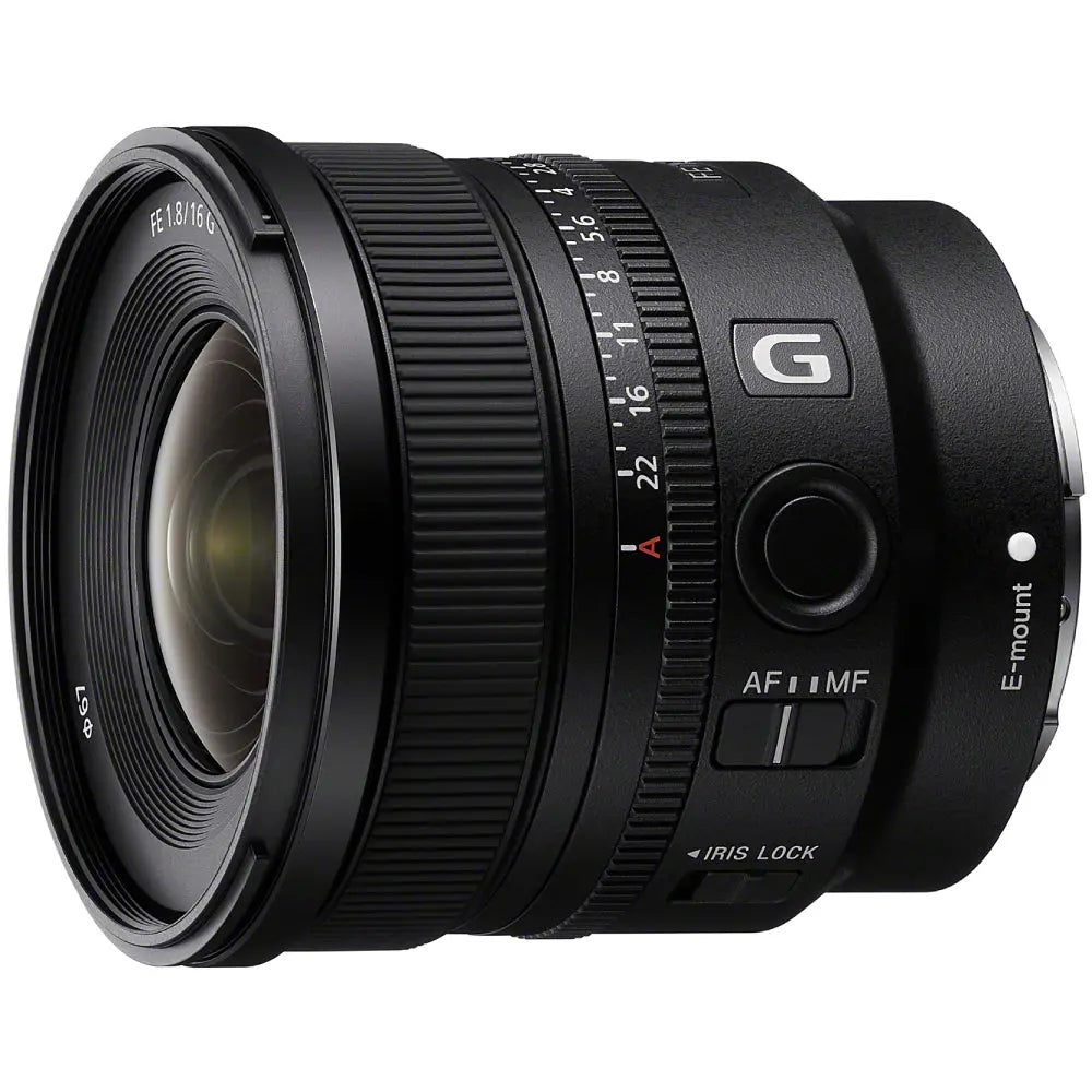 Sony FE 16mm f/1.8 G Wide Angle Prime Lens – product view 1