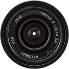 Sony Sonnar T* E 24mm f/1.8 ZA Prime Lens – product view 3