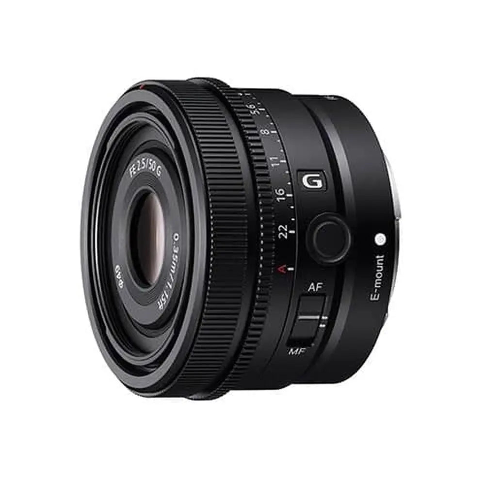 Sony FE 50mm f/2.5 G Compact Prime Lens – product view 2