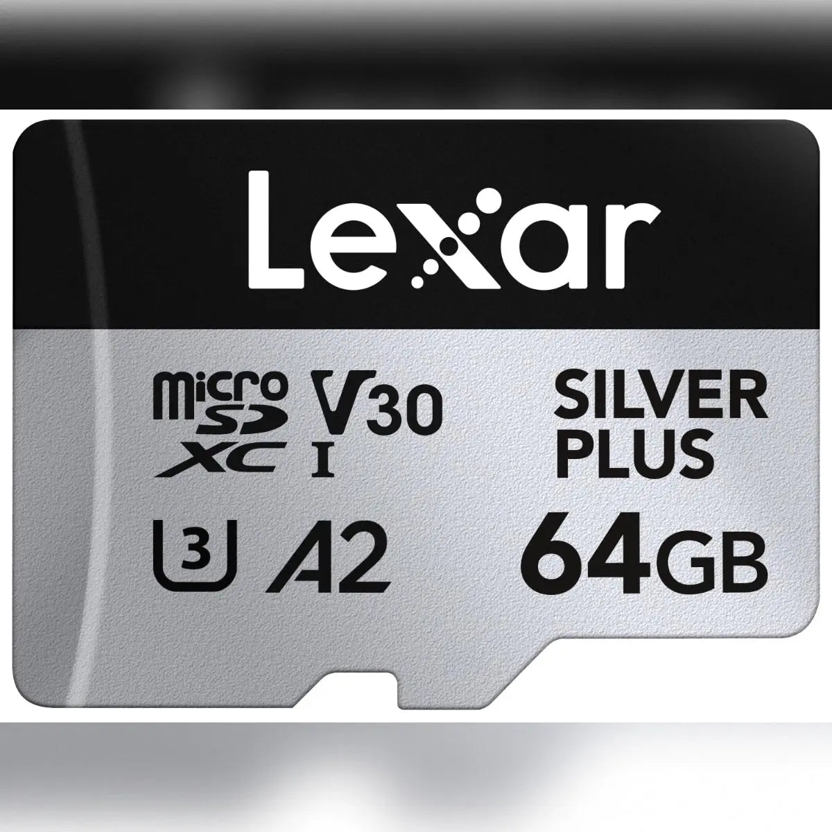 Lexar Silver Plus 64GB microSDXC Memory Card, High-Speed Performance for Full HD & 4K Recording Lexar