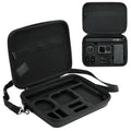 TEKTONIC camera carry case for DJI Osmo Action 3, 4 and 5 Pro, photo from same-brand compatible case listing; verify exact TT-BAG-ACT5 interior layout before publication
