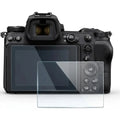 TEKTONIC glass LCD screen protector for Nikon Z5, matching Z-series protector photographed; Z5II fit should be checked against physical stock