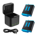 TELESIN GP-BNC-901-B three-slot charging case with two included batteries for GoPro HERO9 HERO10 HERO11, exact model kit