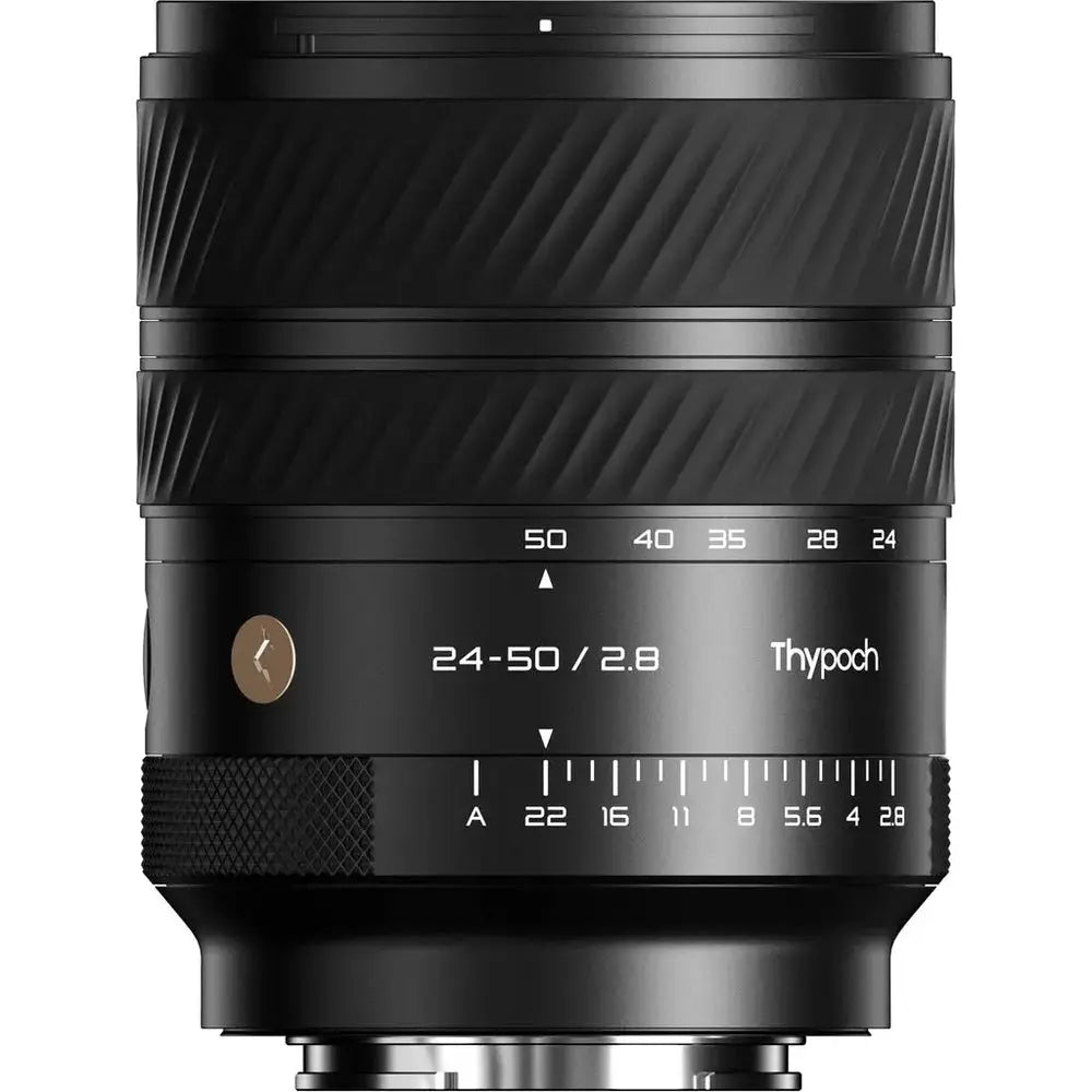 Thypoch Voyager AF 24-50mm f/2.8 full-frame autofocus zoom lens for Sony E-mount, black main view