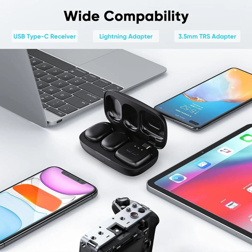 Ulanzi A30 A014GBB2 compact wireless microphone setup