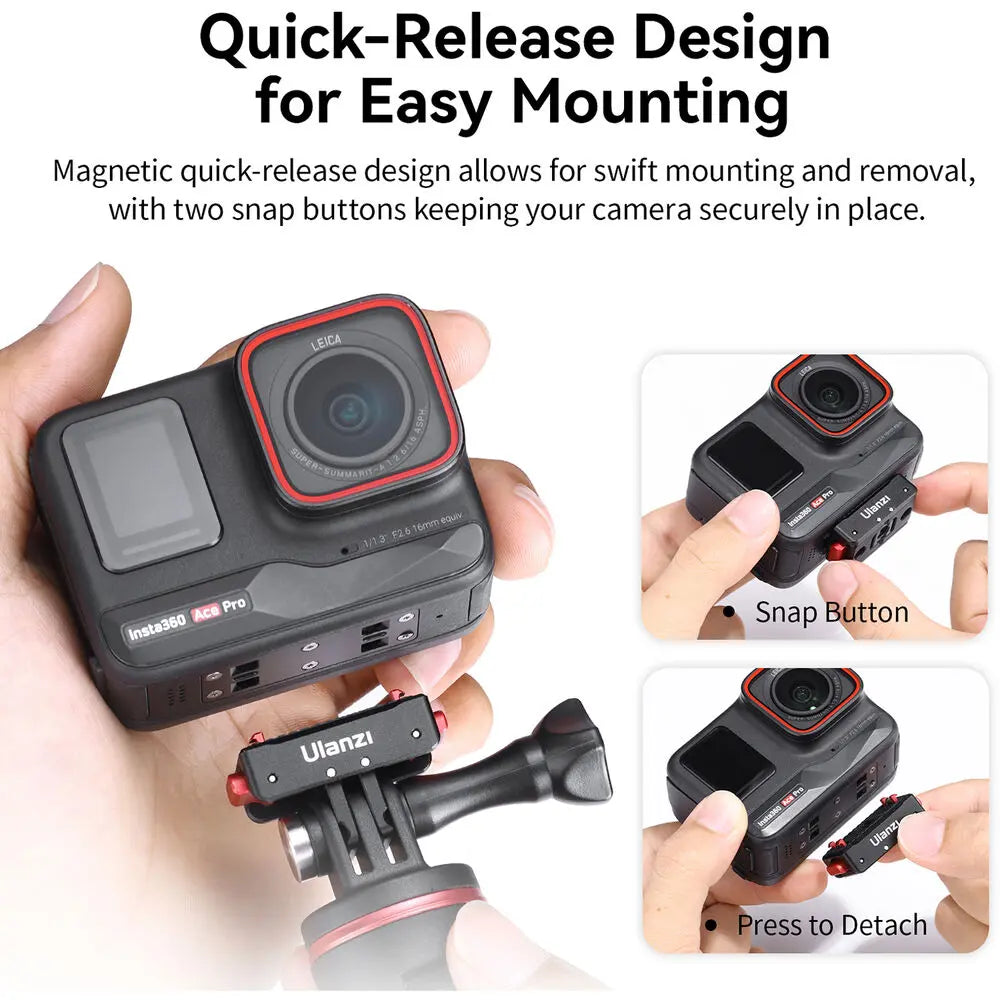 Ulanzi IN-03 C019 magnetic quick release base mounting detail