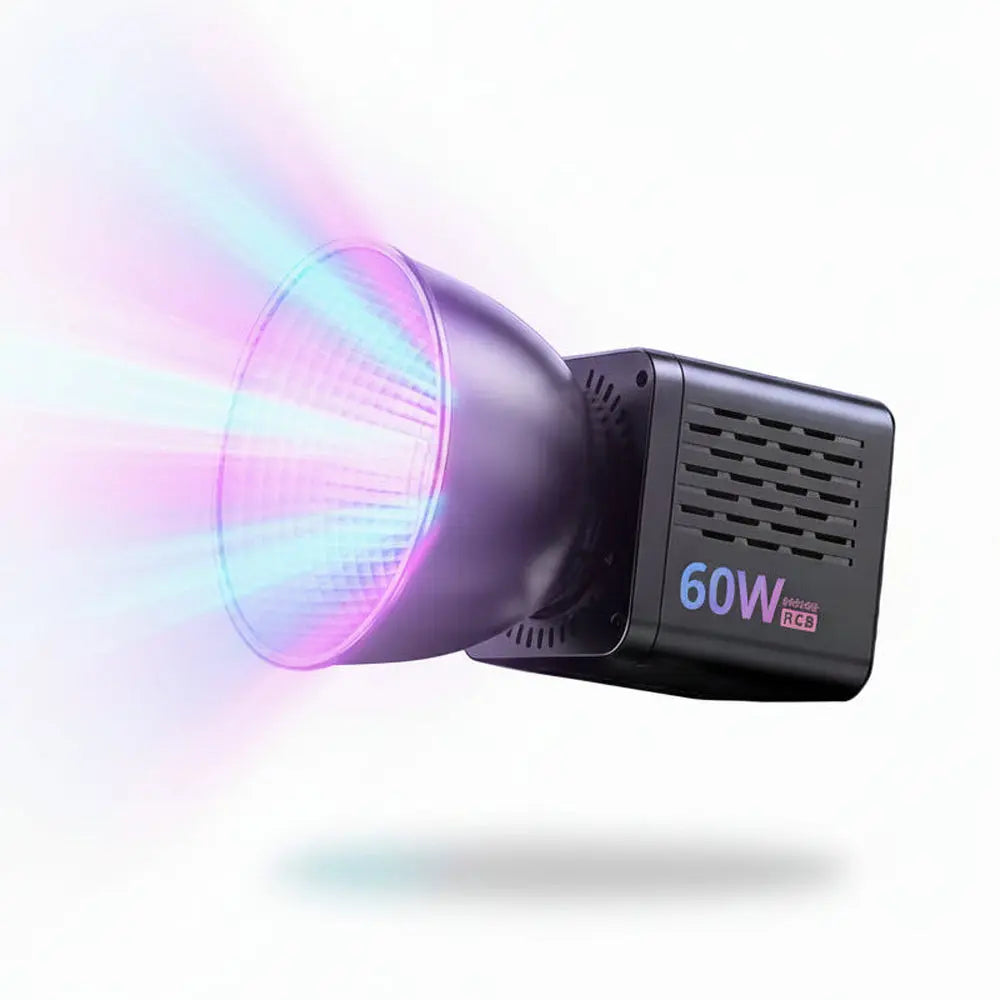 Ulanzi C60RGB 60W RGB COB Video Light — product details and alternate view