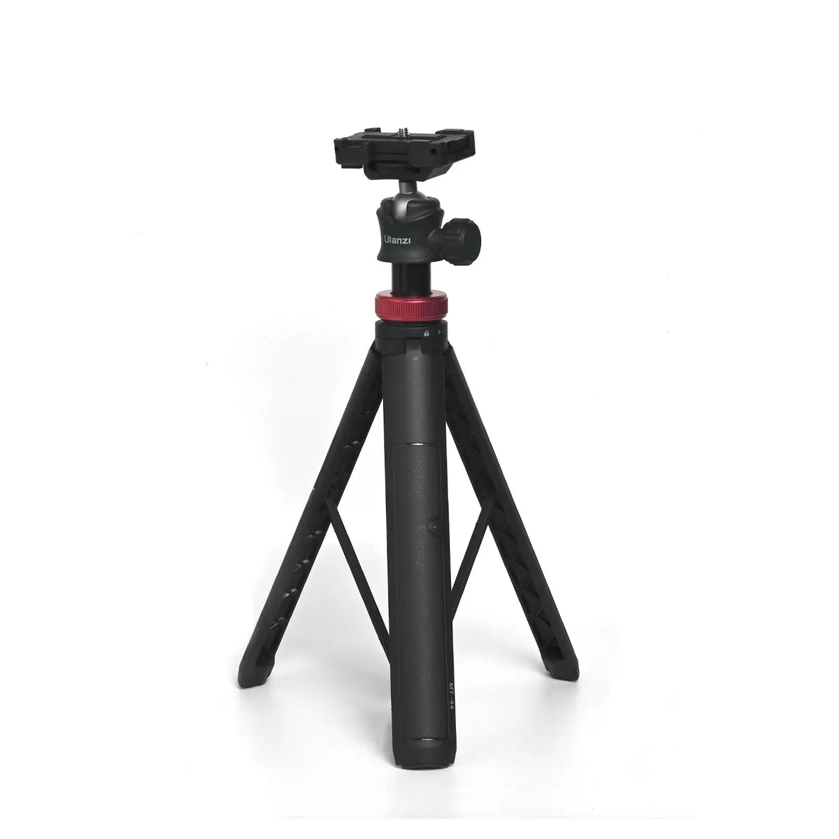 Ulanzi MT-44 2502B extendable vlogging camera tripod and selfie stick with folding smartphone clamp and 360 degree ball head — model photo 1