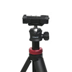 Ulanzi MT-44 2502B extendable vlogging camera tripod and selfie stick with folding smartphone clamp and 360 degree ball head — model photo 2