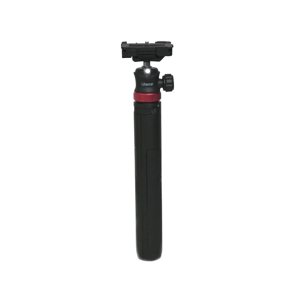 Ulanzi MT-44 2502B extendable vlogging camera tripod and selfie stick with folding smartphone clamp and 360 degree ball head — model photo 3