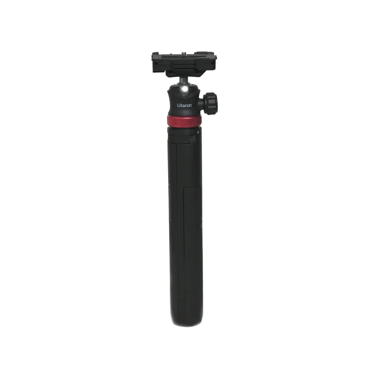 Ulanzi MT-44 2502B extendable vlogging camera tripod and selfie stick with folding smartphone clamp and 360 degree ball head — model photo 3