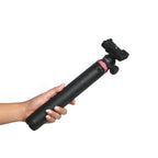 Ulanzi MT-44 2502B extendable vlogging camera tripod and selfie stick with folding smartphone clamp and 360 degree ball head — model photo 4