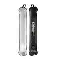 Ulanzi UA12 12W bi-color inflatable LED tube light shown from front and rear with white diffuser and black control section on a white background.