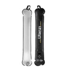 Ulanzi UA12 12W bi-color inflatable LED tube light shown from front and rear with white diffuser and black control section on a white background.