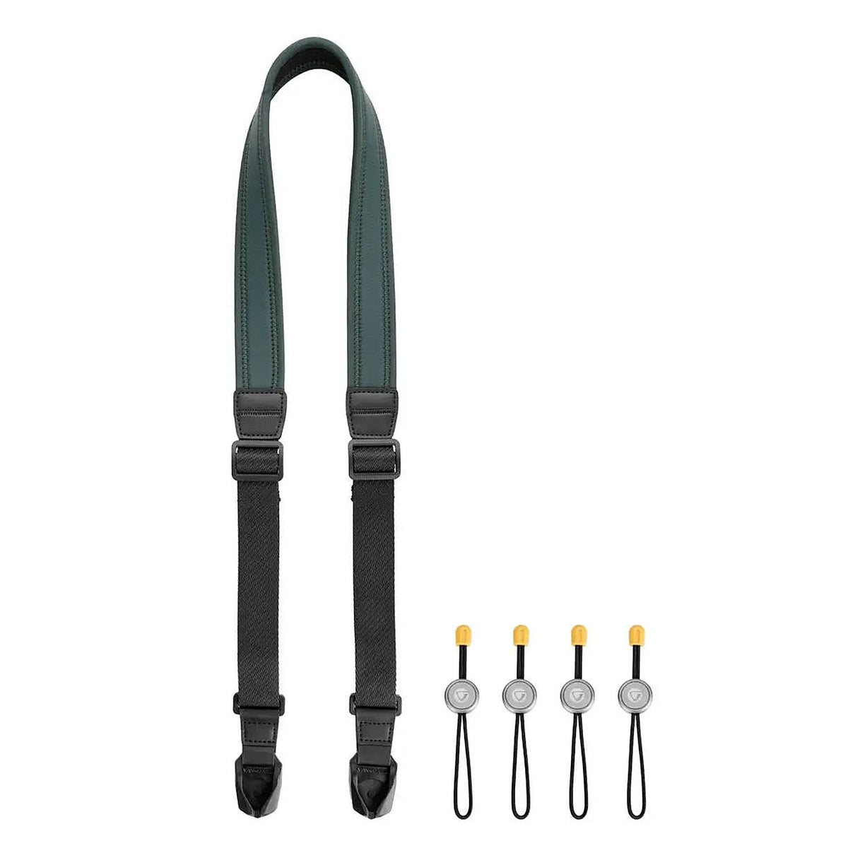 Vanguard Connect NEO NS30 Camera Strap – Green — green camera strap with attachment cords