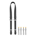 Vanguard Connect 3N1 NS30 BK black three-way camera strap with quick-release aluminum connectors and four tethers on white background.