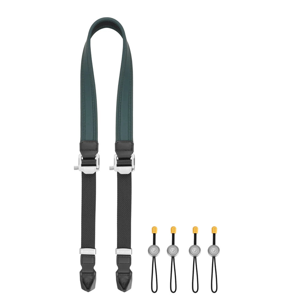 Vanguard Connect 3N1 NS 30 GR green 30mm camera neck wrist backpack strap, official product photo