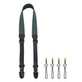 Vanguard Connect NEO NS 38 GR green neoprene neck strap with Connect quick-release clips, manufacturer product photo