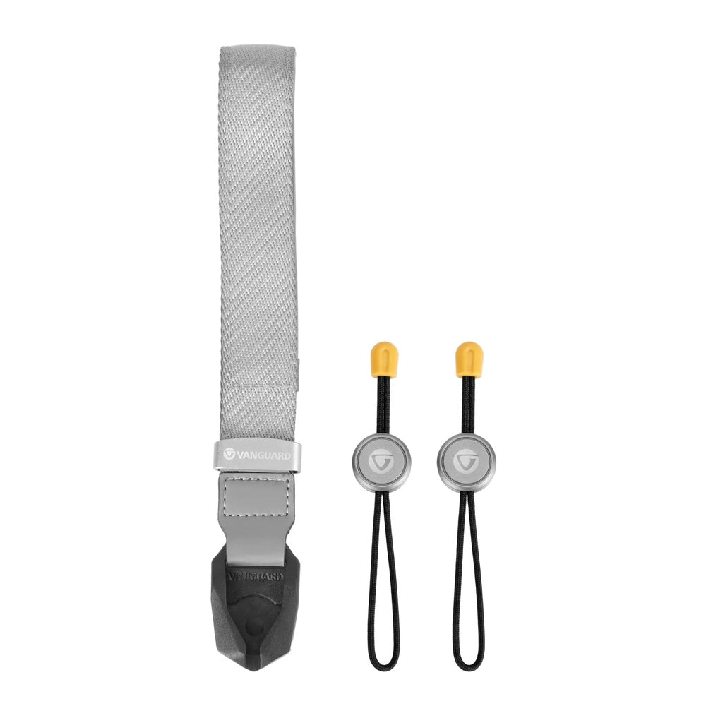 Vanguard Connect WS GY grey quick-release wrist strap for cameras, manufacturer product photograph