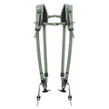 Vanguard PRO 2N1 STRAP GR green dual-camera shoulder harness, official front product photograph