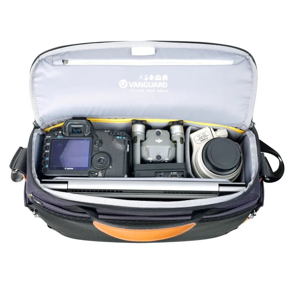 Vanguard VEO City S38 Camera Shoulder Bag - Navy — product details and alternate view