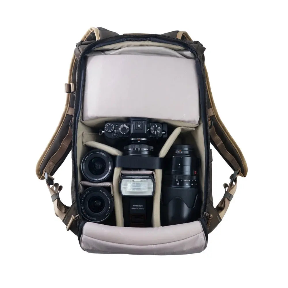 Vanguard VEO GO 46M Backpack Khaki — product details and alternate view