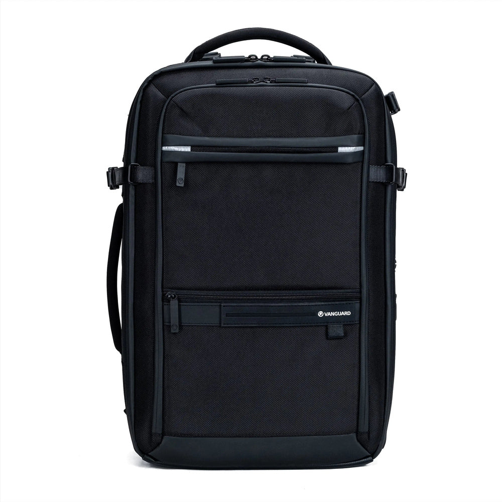 Vanguard VEO Select 49BF IE India Exclusive black camera backpack, front white-background product view